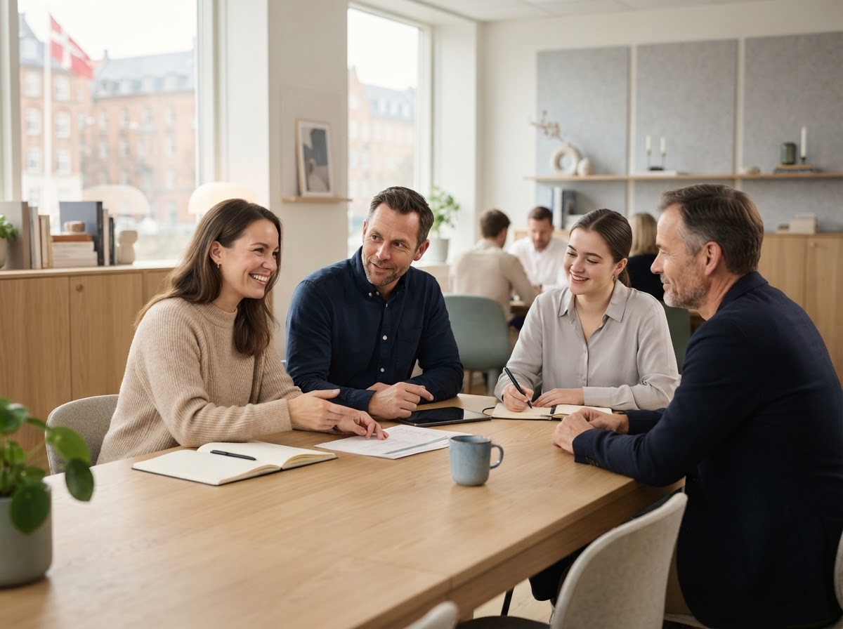 Vældig Andelsance teamet arbejder med dataanalyse og porteføljeoptimering